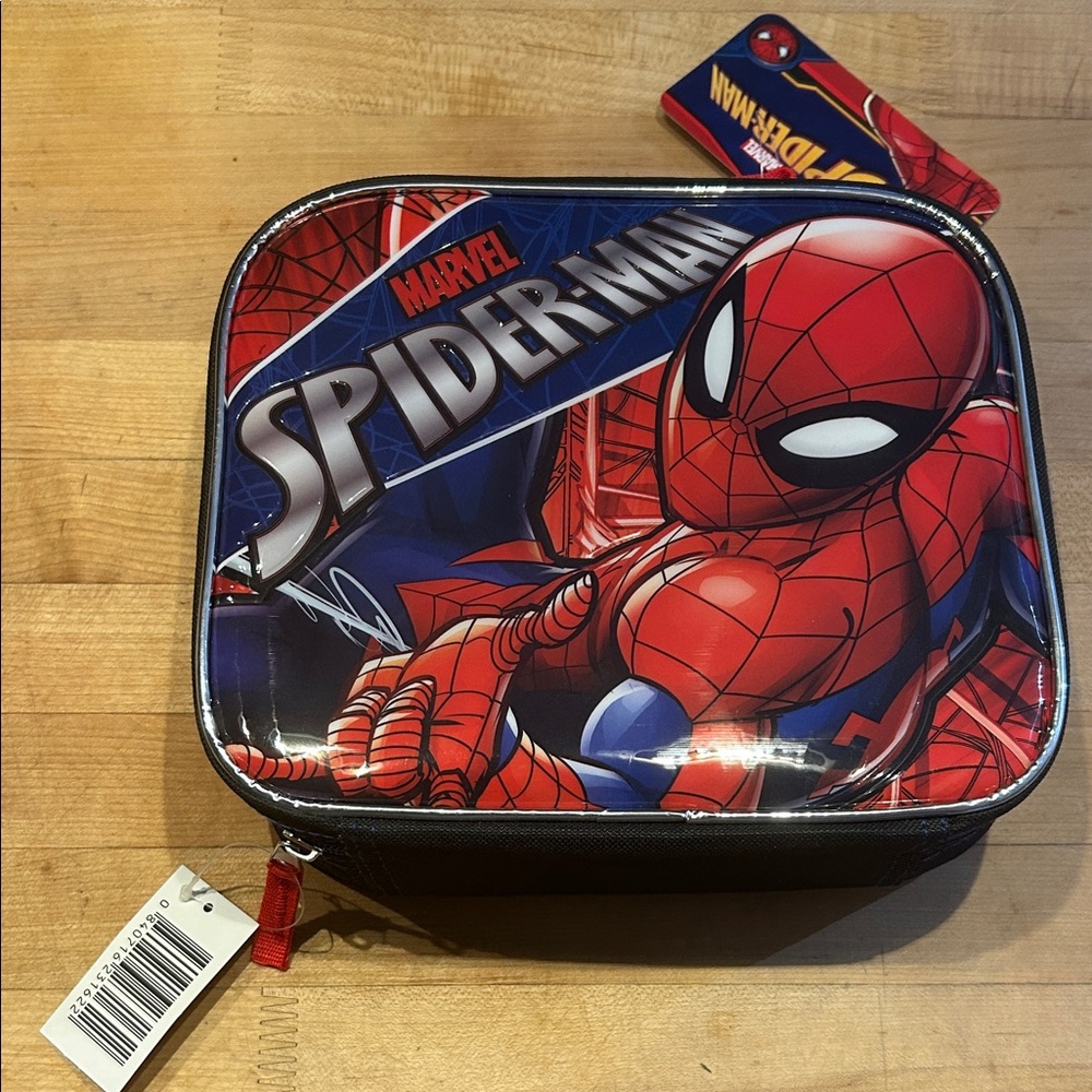 Marvel Spiderman Soft Lunch Box New With Tags Perfect for Return to School
